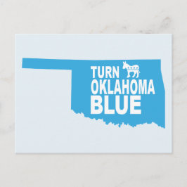 Vrid Oklahoma Blue vycard | Röststatsdemokrat Vykort