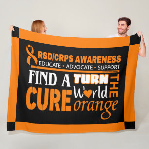 Vrid Orangen...RSD/CRPS Fleecefilt