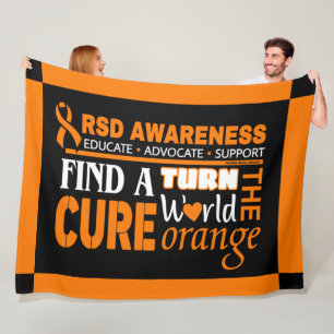Vrid Orangen World...RSD Fleecefilt