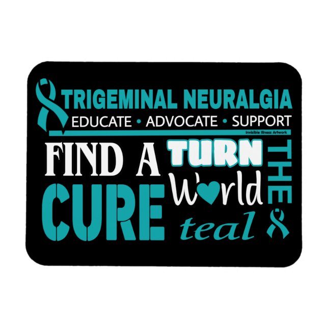 Vrid World Teal...TN Magnet (Horisontell)