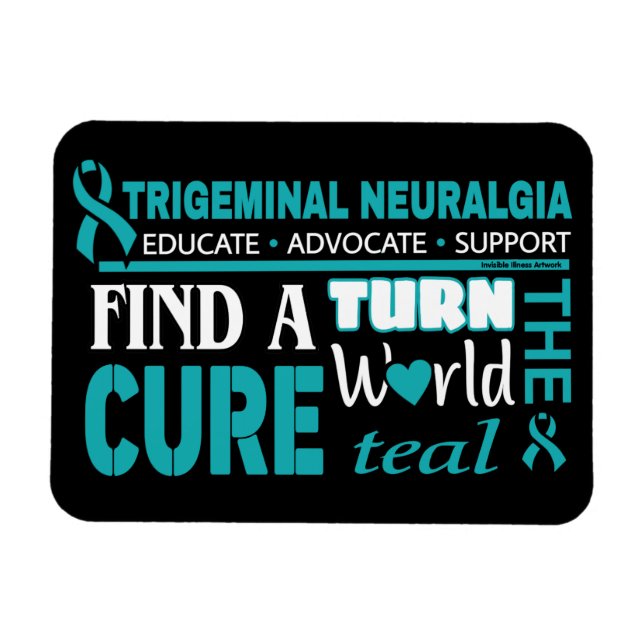 Vrid World Teal...TN Magnet (Horisontell)