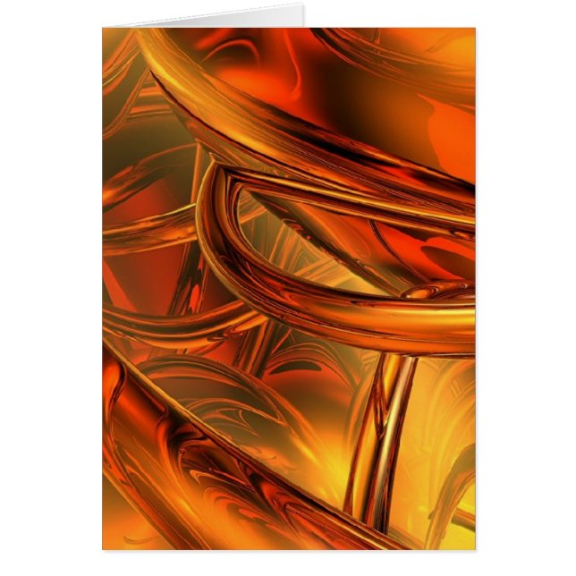 Vriden mässing hälsningskort (Framsidan)