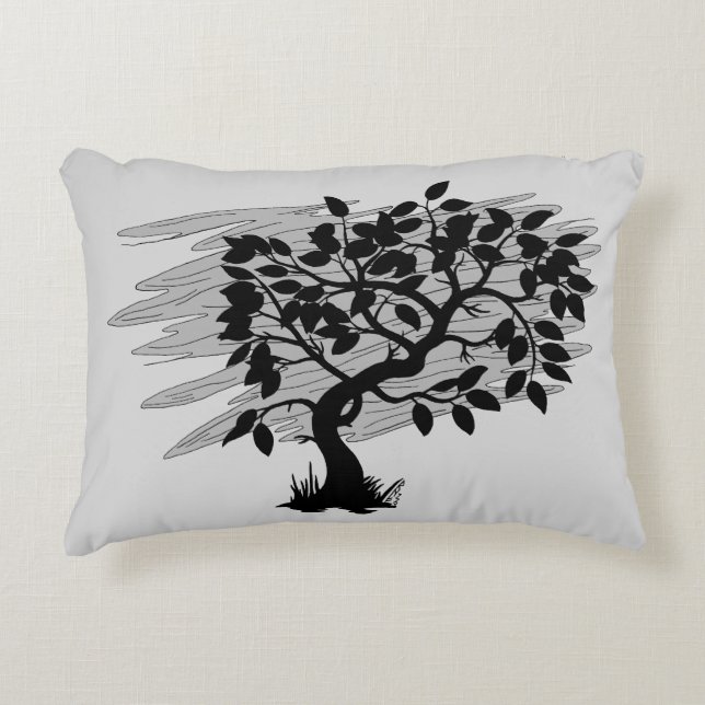 Vriden planta prydnadskudde (Framsidan)