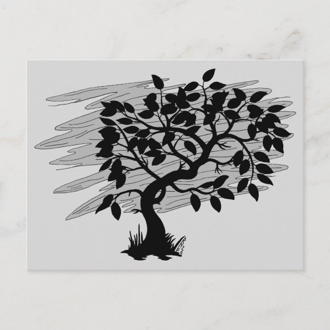 Vriden planta vykort (Framsida)