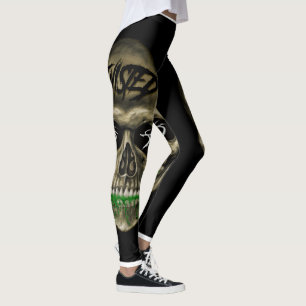 Vriden skalledamasker leggings