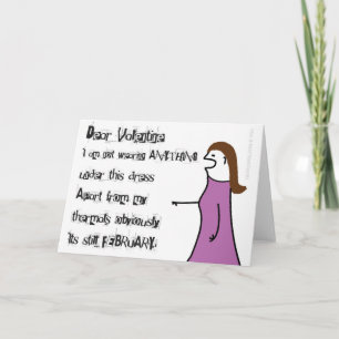 Vridet besynnerligt valentines daykort för Peel Helgkort