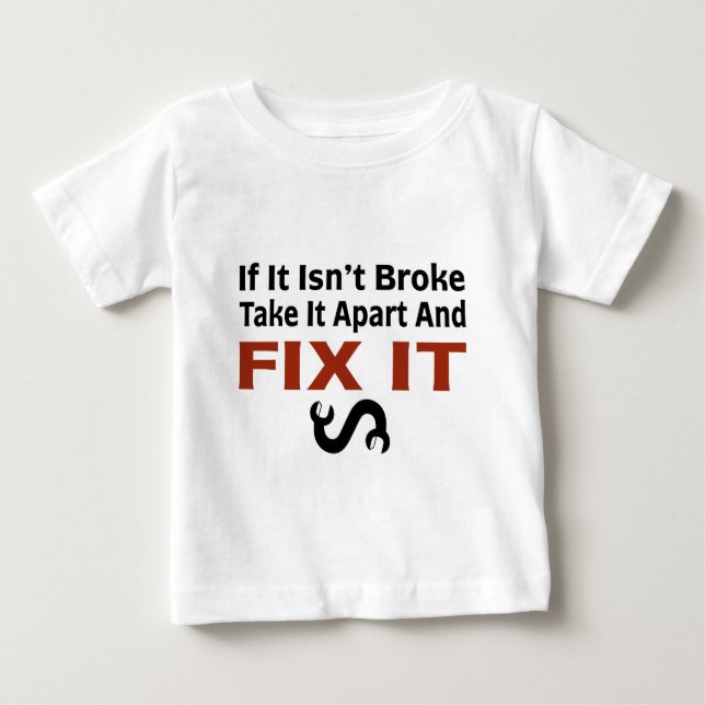 Vridet rycka häftig - FIXA DET Tee Shirt (Framsida)