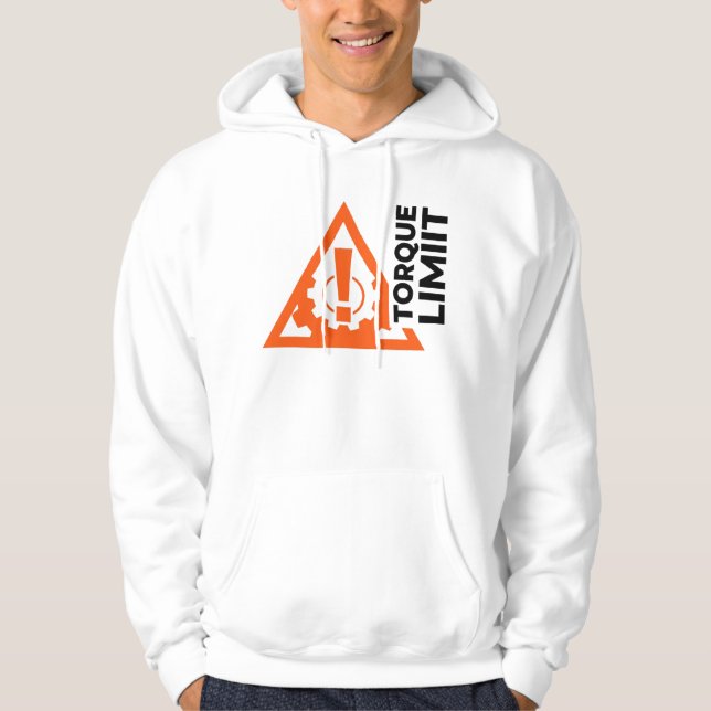 Vridmomentgräns Mekaniker Present Varning Hoodie (Framsida)
