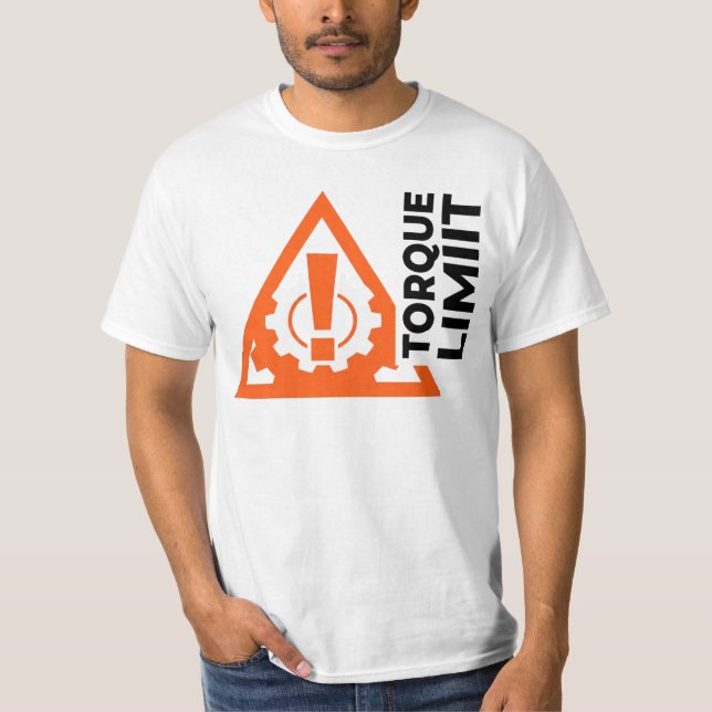 Vridmomentgräns Mekaniker Present Varning T Shirt (Framsida)