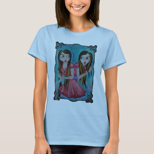vridna systrar tee shirt (Framsida)