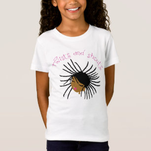 Vridningar och ropflicka utslagsplats t shirt