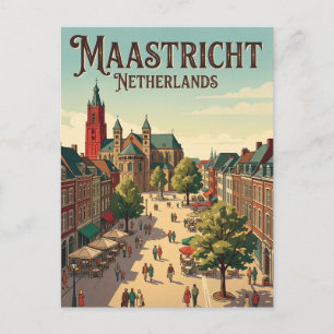 Vrijthof, Maastricht Nederländerna Vykort