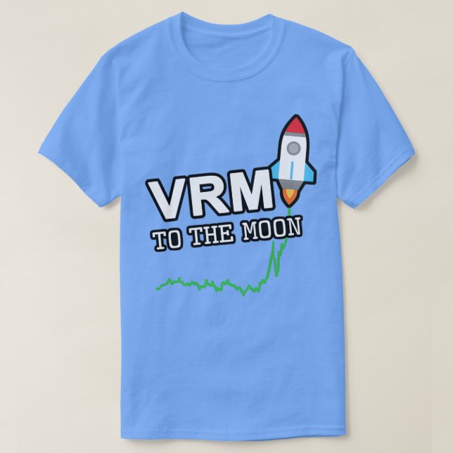 VRM to the Moon White T Shirt (Design framsida)