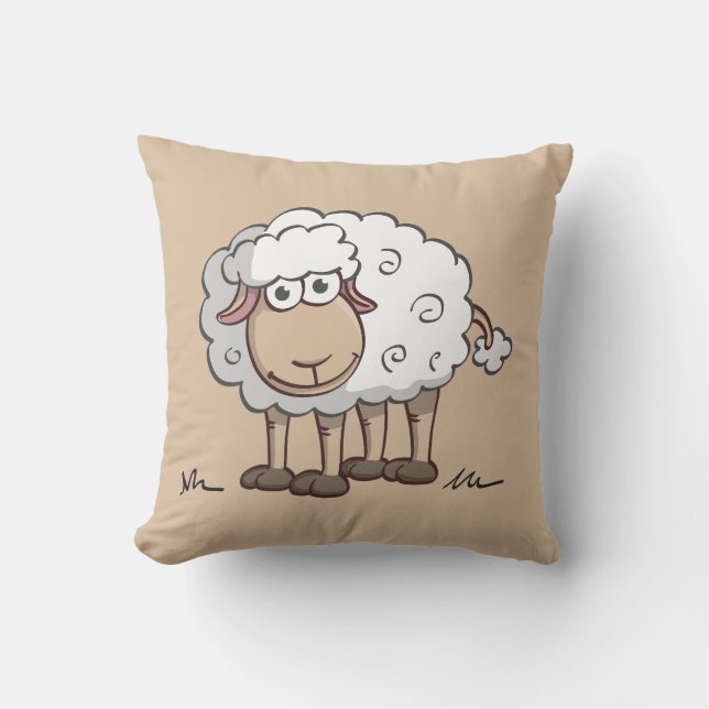 Vrolijke illustratie van een lachend schaap kudde (Framsida)