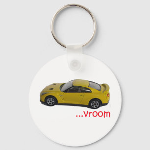 Vroom..snabb bil nyckelring