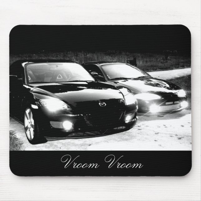 Vroom Vroom Mousepad Musmatta (Framsidan)