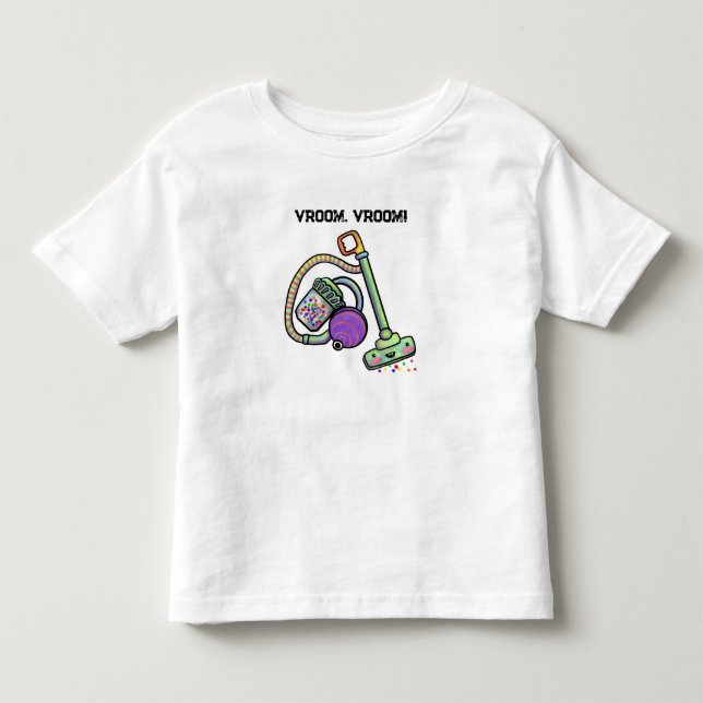 Vroom, Vroom! Småbarn T-shirt (Framsida)