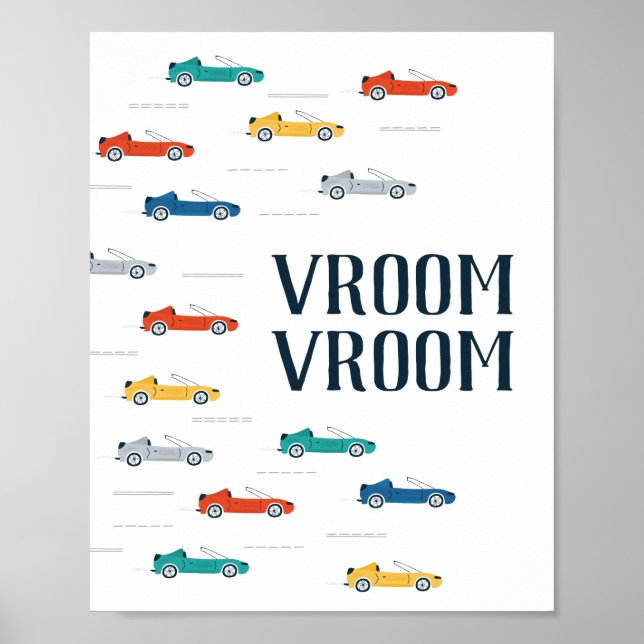 Vroom Vroom Transport Poster (Framsidan)