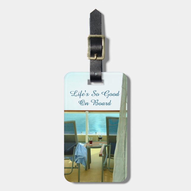 Vrt för bra ombord personlig bagagebricka (Vertikal Framsida)