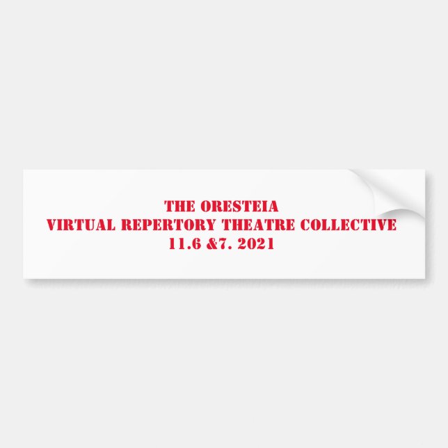 VRTC Oresteia Sticker Bildekal (Framsidan)