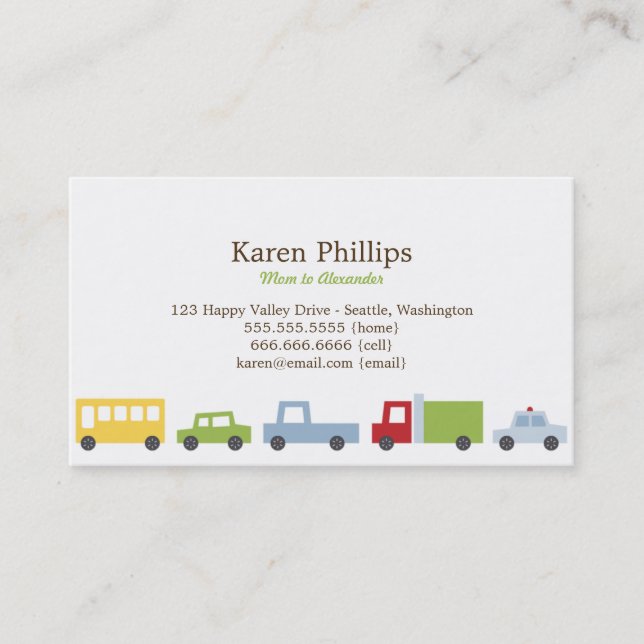 Vrum Vroom Cars-Mammor (Framsida)