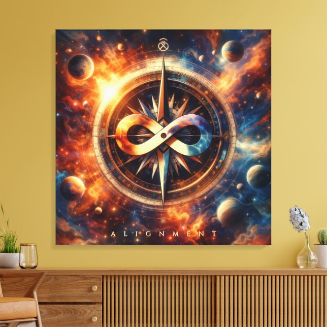 VRVB-ALIGNMENTCOMPASS2-CA - Canvas Art (Insitu (Vardagsrum))