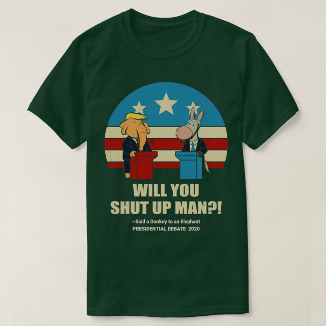 vs. 2020 års presidentdebatt Kommer du att hålla t Shirt (Design framsida)