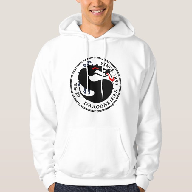 VS-29 DRAGONFIRES SEDAN 1960 HOODIE (Framsida)