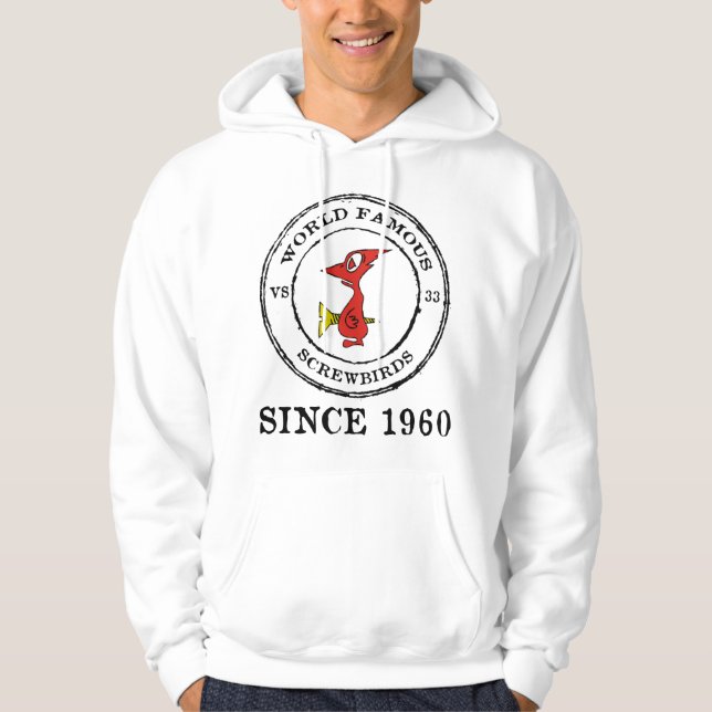 VS-33 SCREWBIRDS SEDAN 1960 HOODIE (Framsida)