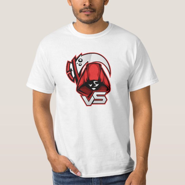 [vS logotyp] grundläggande manar T-tröja T-shirt (Framsida)