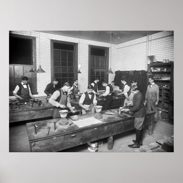 VS-skolan, tidigt 1900-talet Poster (Framsidan)