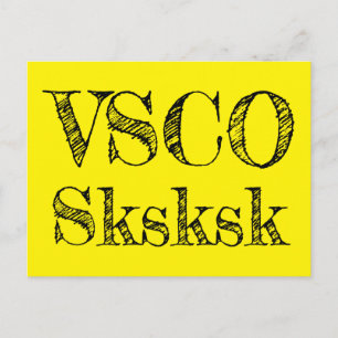 VSCO-skal Vykort