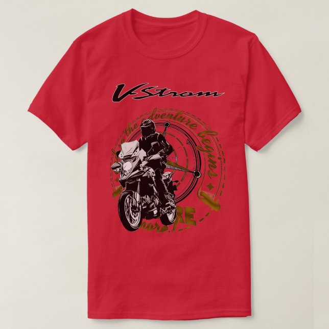 Vstrom XT650 2020 T Shirt (Design framsida)