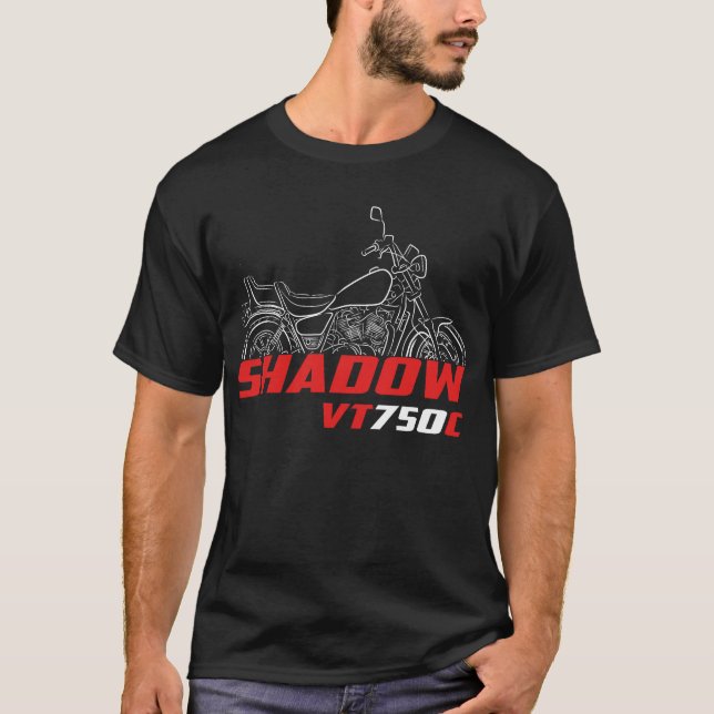VT750C Shadow 1983-1985 T Shirt (Framsida)