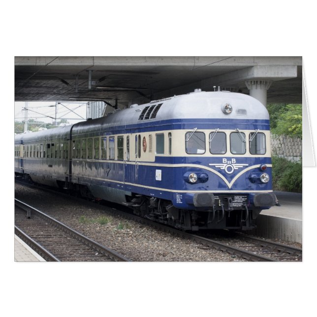 VT 5145 Blauer Blitz Hälsningskort (Framsidan Horizontal)