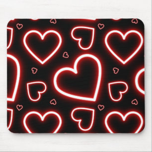 VT-DAGENS Red Neon Hearts Musmatta