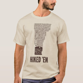 VT Long Trail Hiked Långärmad T-Shirt (brunt)