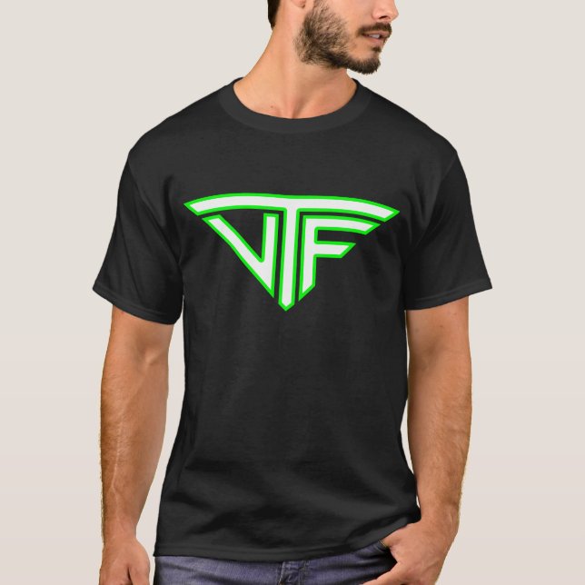 VTF-manar (logotyp för elkraftgröntgräns) Tee (Framsida)