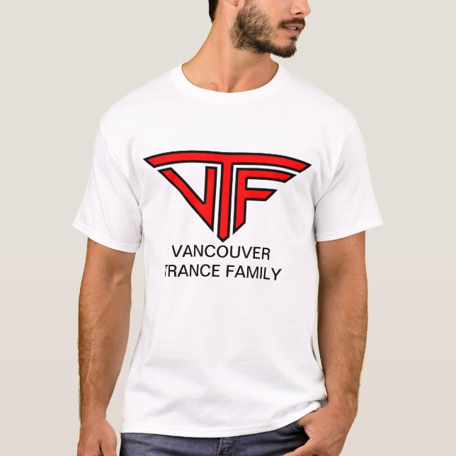 VTF-manar (röd logotyp) T Shirt (Framsida)