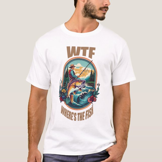 Vtf var är fisken t shirt (Framsida)