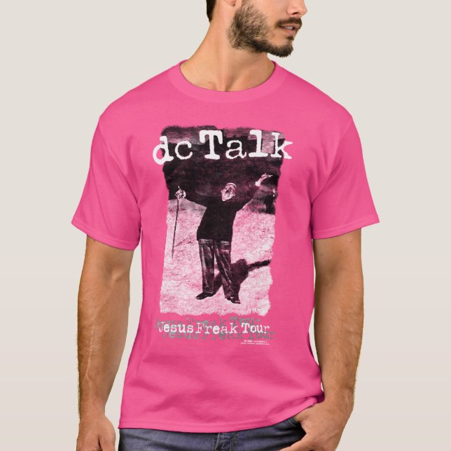 Vtg 1996 Dc Talk T Shirt Promo Jesus Freak Tour Co (Framsida)