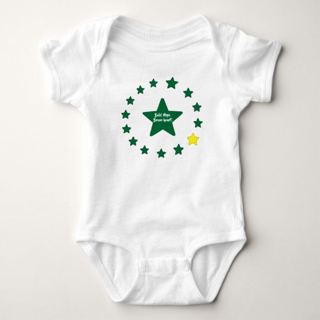 VTVB-BOLDSTEPS-BB - Baby Bodysuit T Shirt (Framsida)