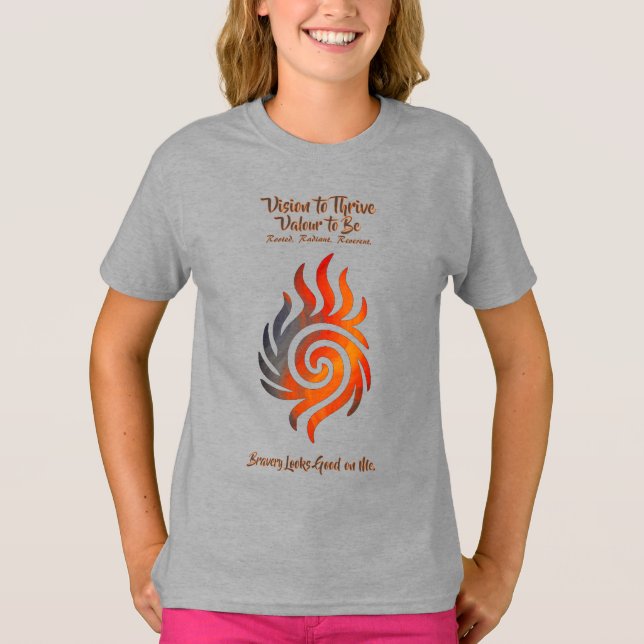 VTVB-BRAVERY1-T - T-Shirt (Framsida)