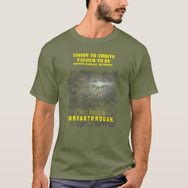VTVB-BREAKTHRU2-GRN-T - T-Shirt (Framsida)