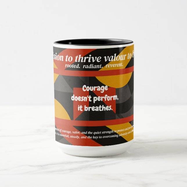 VTVB-COURAGEBREATHES1-CMug - Kombimugg Mugg (Center)