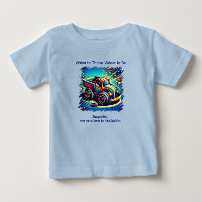 VTVB-RISEBOLDLY-BT - Baby Top T Shirt (Framsida)