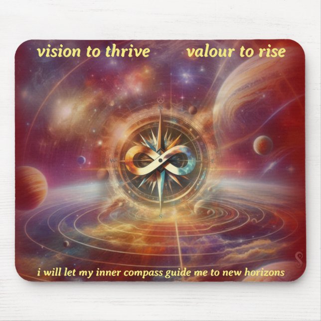 VTVR-ABSTRACTCOMPASS4B-MP - MOUSE PAD MUSMATTA (Framsidan)