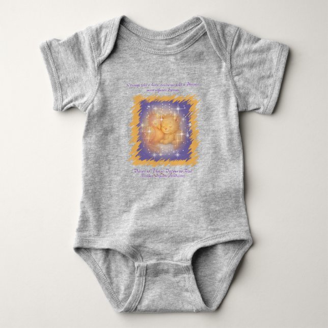 VTVR-SLEEPINGBABIES2-BB - Baby Bodysuit T Shirt (Framsida)