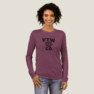 VTW Co. Bella+Canvas Tri-blend Långärmad Shirt T