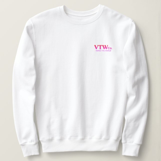 VTW Co. Women's CrewnackSweatshirt T Shirt (Design framsida)